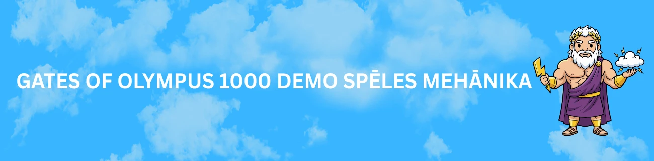 Gates of olympus 1000 demo spēles mehānika