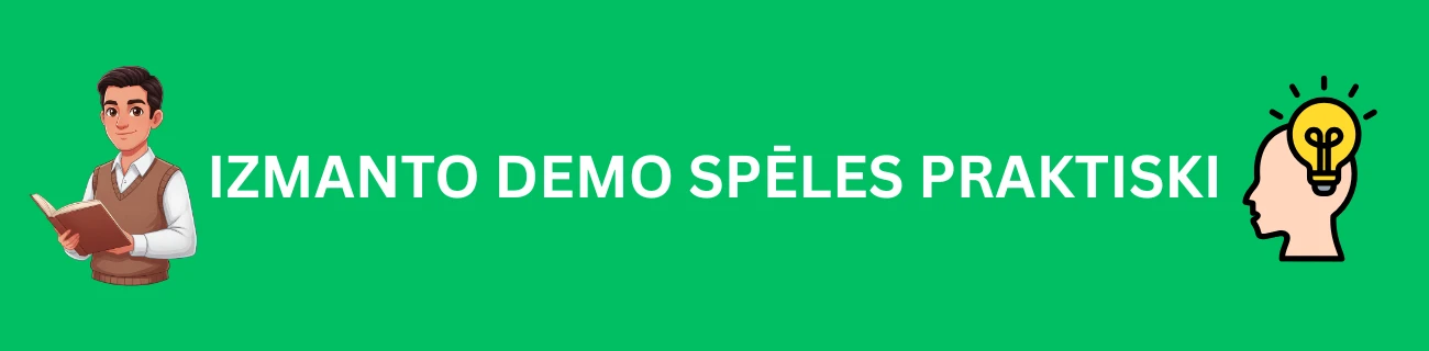 Izmanto demo spēles praktiski