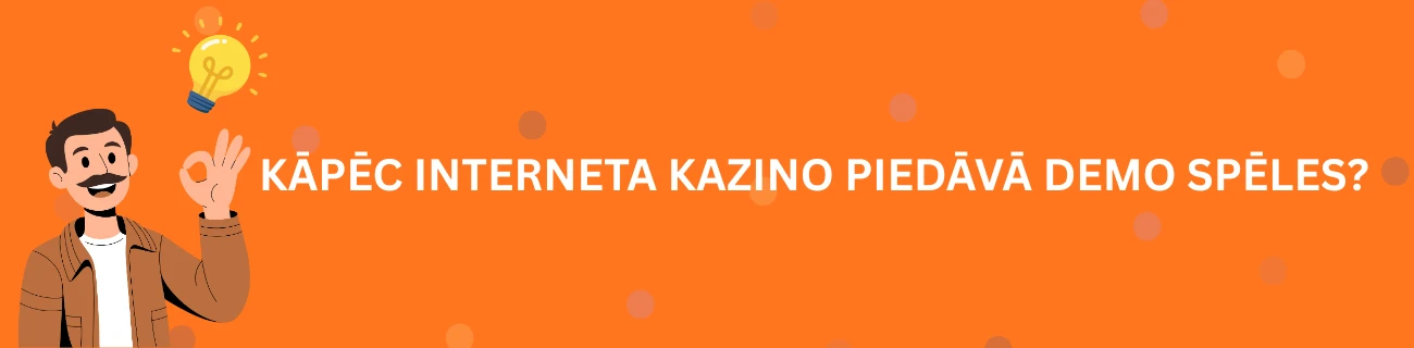 Kāpēc interneta kazino piedāvā demo spēles?