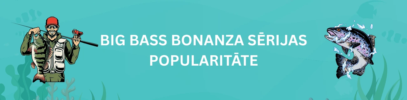 Big Bass Bonanza sērijas popularitāte