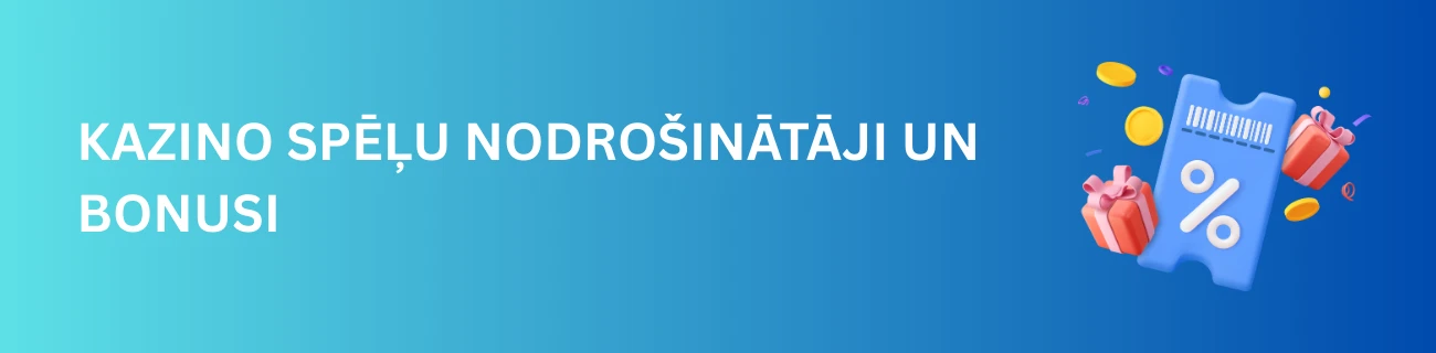 Kazino spēļu nodrošinātāji un bonusi